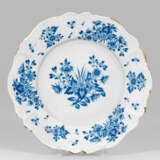 Museale große Gögginger Fayenceplatte - фото 1