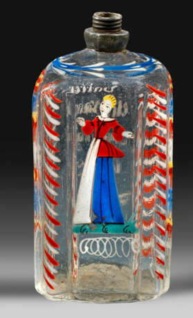 Bemalte Branntweinflasche - фото 1