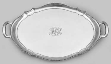 Großes Tiffany-Henkeltablett