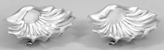 Paar Eduard VII-Gebäckschalen in Muschelform - Foto 1 Paar Eduard VII-Gebäckschalen in Muschelform - Foto 1