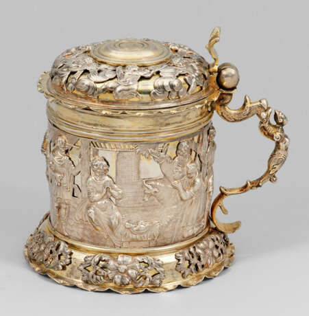 Musealer großer Hallenser Humpen mit Weihnachtsgeschichte - photo 1 Musealer großer Hallenser Humpen mit Weihnachtsgeschichte - photo 1