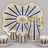 Prächtiges Meissen Kaffee-Dejeuner mit Blumendekor - фото 1