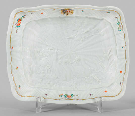 Anbietschale mit Schwanenservice-Dekor - фото 1