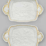 Paar Meissen Anbietschalen mit Schwanenservice-Dekor - photo 1