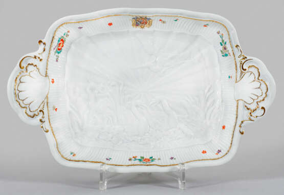 Meissen Henkelschale mit Schwanenservice-Dekor - photo 1