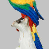 Große Figur "Papagei auf Stamm" - photo 1