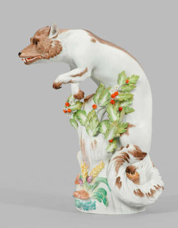 Große seltene Tierfigur als Zobel von Meissen - photo 1