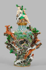 Prächtige Meissen Elementvase "Die Erde"