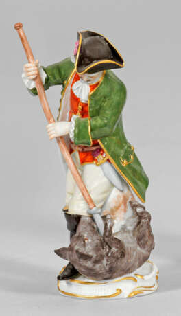 Jäger mit Wildschwein - photo 1