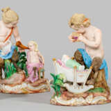 Folge von vier Meissen Satrygruppen - photo 1