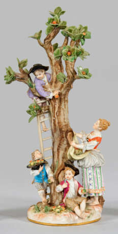 Figurengruppe "Apfelernte" - photo 1 Figurengruppe "Apfelernte" - photo 1