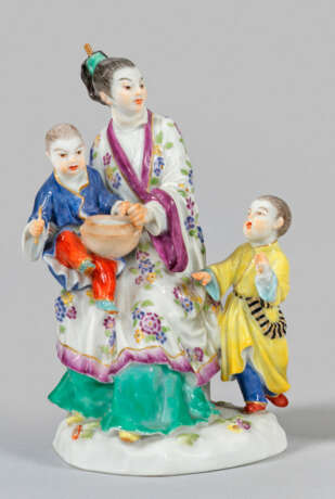 Figurengruppe Japanerin mit Kindern - photo 1 Figurengruppe Japanerin mit Kindern - photo 1
