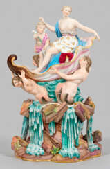 Große Figurengruppe "Triumph der Venus" von Meissen
