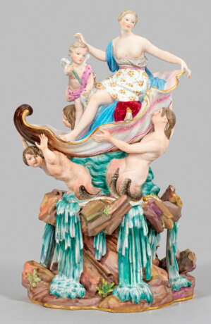 Große Figurengruppe "Triumph der Venus" von Meissen - photo 1 Große Figurengruppe "Triumph der Venus" von Meissen - photo 1