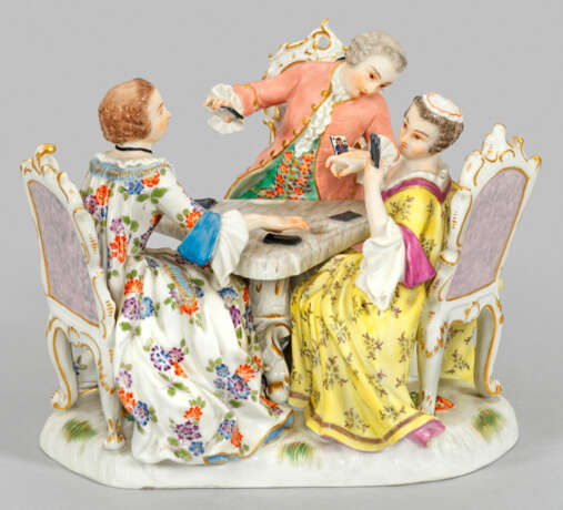 Rokokogruppe "Kartenspieler" - photo 1