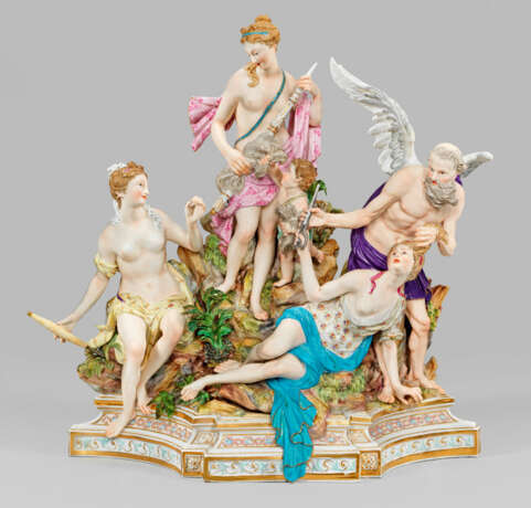 Große Meissen Figurengruppen "Die drei Parzen" - photo 1 Große Meissen Figurengruppen "Die drei Parzen" - photo 1