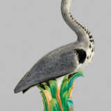 Seltene große Figur "Fischreiher" von Meissen - photo 1