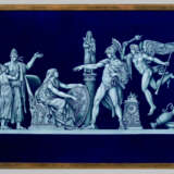 Prächtiges Porzellangemälde von Meissen mit Abschiedsszene - фото 1