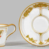 Jugendstil- Mokkatasse mit Blätterdekor - photo 1