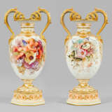 Große KPM Berlin "Urbino-Vase mit Schlangenhenkeln" und - фото 1