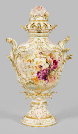 Prachtvolle KPM Berlin Potpourrivase mit Weichmalerei - фото 1 Prachtvolle KPM Berlin Potpourrivase mit Weichmalerei - фото 1