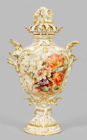 Prachtvolle KPM Berlin Potpourrivase mit Weichmalerei - фото 2 Prachtvolle KPM Berlin Potpourrivase mit Weichmalerei - фото 2