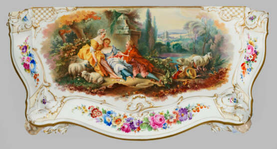 Seltene große Schmuckschatulle von KPM Berlin - photo 2