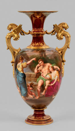 Hochfeine KPM Berlin-Prunkvase im Wiener-Stil - photo 1 Hochfeine KPM Berlin-Prunkvase im Wiener-Stil - photo 1