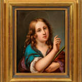 Porzellangemälde der Heiligen Agnes von Rom - photo 1