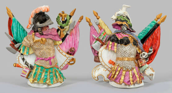 Paar äußerst seltener Trophäen-Büsten von Meissen - фото 1 Paar äußerst seltener Trophäen-Büsten von Meissen - фото 1