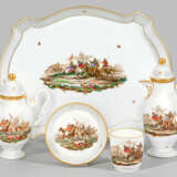 Seltenes Solitaire-Service mit Bataillenszenen - фото 1