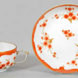 Seltene Meissen Tasse mit Prunusblüten aus einem Service - фото 1