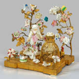 Seltener Hühnerhof als Tafelzier von Meissen - фото 1