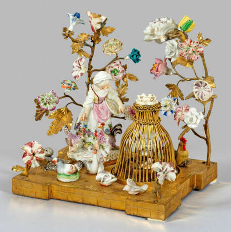 Seltener Hühnerhof als Tafelzier von Meissen - фото 1 Seltener Hühnerhof als Tafelzier von Meissen - фото 1