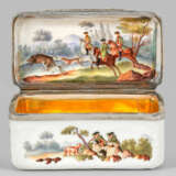 Jagdliche Meissen-Tabatiere - фото 1