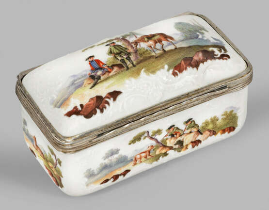 Jagdliche Meissen-Tabatiere - фото 2