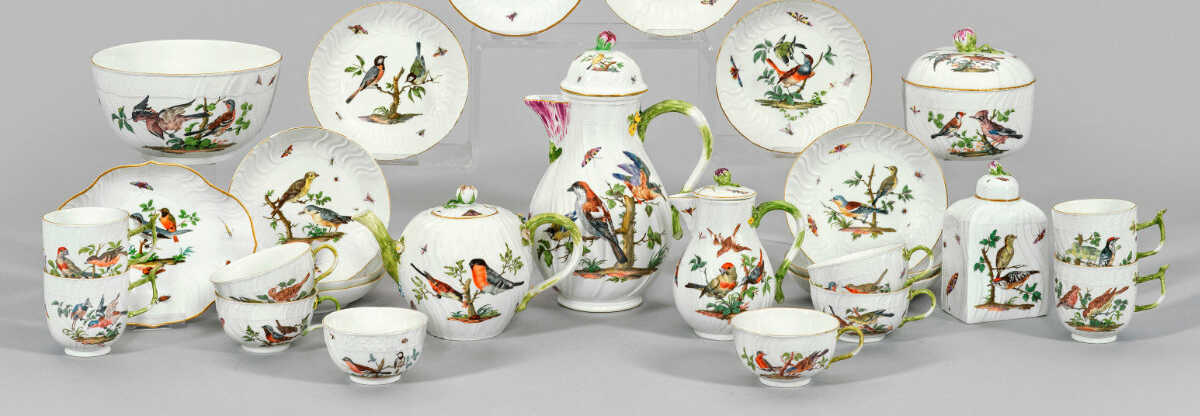 Prächtiges Meissen Kaffee- und Teeteilservice