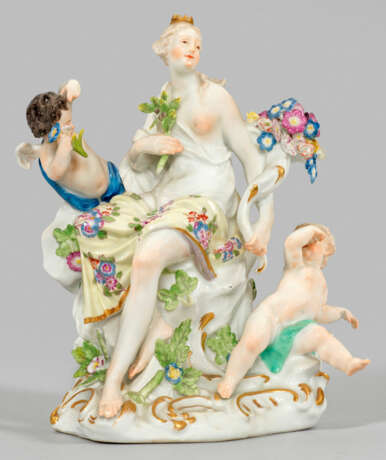 Seltene Figurengruppe als Allegorie der Erde - фото 1