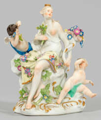 Seltene Figurengruppe als Allegorie der Erde