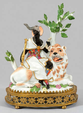 Seltene allegorische Meissen Figurengruppe "Afrika" - photo 1