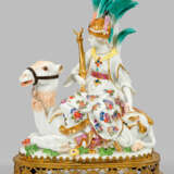 Seltene allegorische Meissen Figurengruppe "Asia" - photo 1