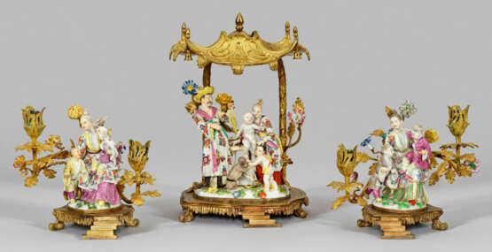 Außergewöhnliches Meissen Louis XV-Figurenensemble - photo 1