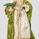 Adelige mit Papagei aus einer neapolitanischen Krippe - фото 1