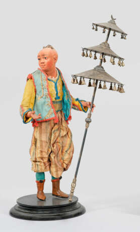 Orientalischer Page mit Zeremonienschirm - фото 1