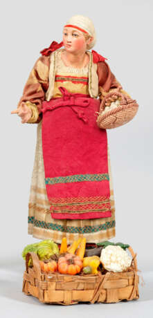 Gemüseverkäuferin aus einer neapolitanischen Krippe - Foto 1
