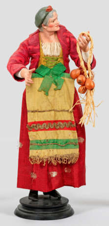 Zwiebelverkäuferin aus einer neapolitanischen Krippe - photo 1
