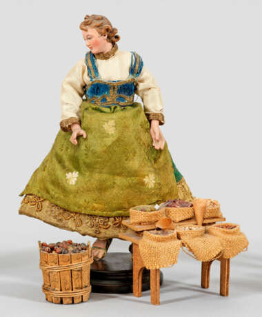 Olivenverkäuferin aus einer neapolitanischen Krippe - фото 1