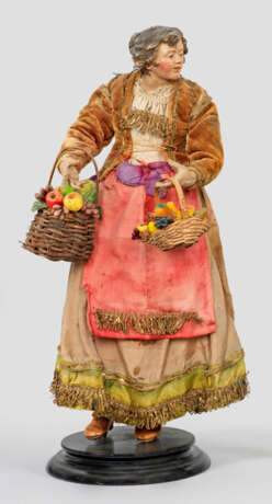 Obstverkäuferin aus einer neapolitanischen Krippe - фото 1