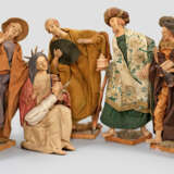 Neapolitanische Krippenfiguren mit Maria und Kind - photo 1