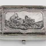 Russische Tabatiere mit Kutschendarstellung - photo 1